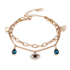 Gold and roseall-seeing eye bracelet  Exporter