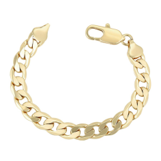 14k color gold plated  xuping jewelry men bracelet Wholesaler