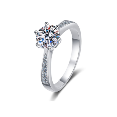 925 silver couple ring and zircon womens rings Supplier