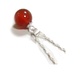 Carnelian round bead pendant necklace natural gemstone Supplier