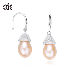 Wholesale Women Real Drop Earring Latest Design Of Pearl Earrings