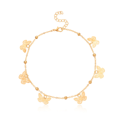 Gold Plated DIY Butterfly Link Chain Bracelet Wholesaler