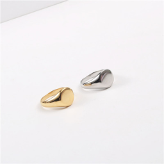 Stainless steel simple design small Round shaped ring Supplier