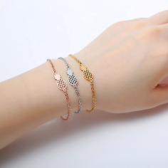 Bracelet Stainless Steel Rose Gold Ananas Bracelet Supplier