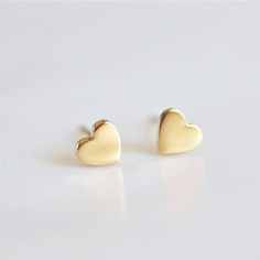 Wholesale 14K Gold Plated Stainless Steel Stud Earrings