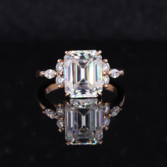 Diamond round cut wedding women engagement ring Supplier