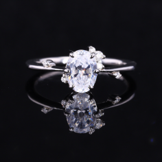 DEF vvs gemstone moissanite 925 sterling silver ring Exporter