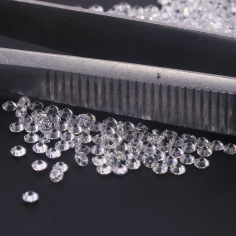 White Loose Stones Round Brilliant Cut Cubic Zirconia Exporter