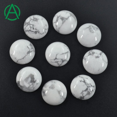 Howlite Round Cabochons, Loose Gemstone Cabochons Exporter