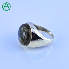 925 Sterling Silver Labradorite Ring Gemstone Rings Supplier