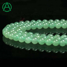 Round Green Aventurine Natural Gemstone Loose Beads Supplier