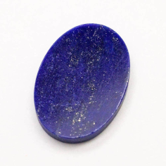 Natural Loose Gemstone Lapis Two sided Polished Flat Oval Cabochon Exporter