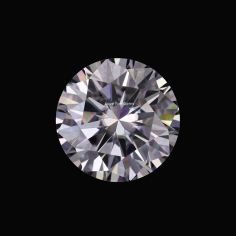 Synthetic lab created round cut loose moissanite Exporter