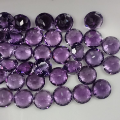 Natural bottom cut Brazil amethyst stone Exporter