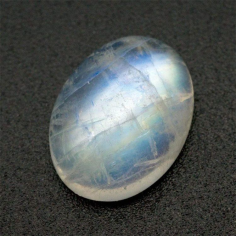 Rainbow Moonstone Cabochon Flat Back Oval Factory Loose Gemstone Exporter