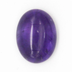 Real Gemstone Manufacturer Oval Amethyst Cabochon for DIY Exporter