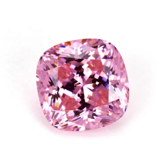 Cushion cut pink five flower cubic zirconia loose gemstone Exporter