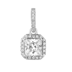 Square Pendant Necklace Custom Jewelry Pendants Supplier