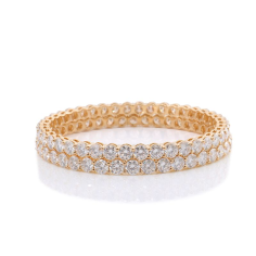 Wholesale 14k solid gold top quality h grade moissanite diamond bracelet