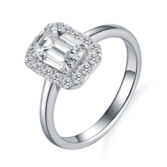 Diamond simple handmade high quality gold plated ring stone Supplier