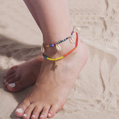 Wholesale Anklet bracelet foot jewelry for women barefoot sandal