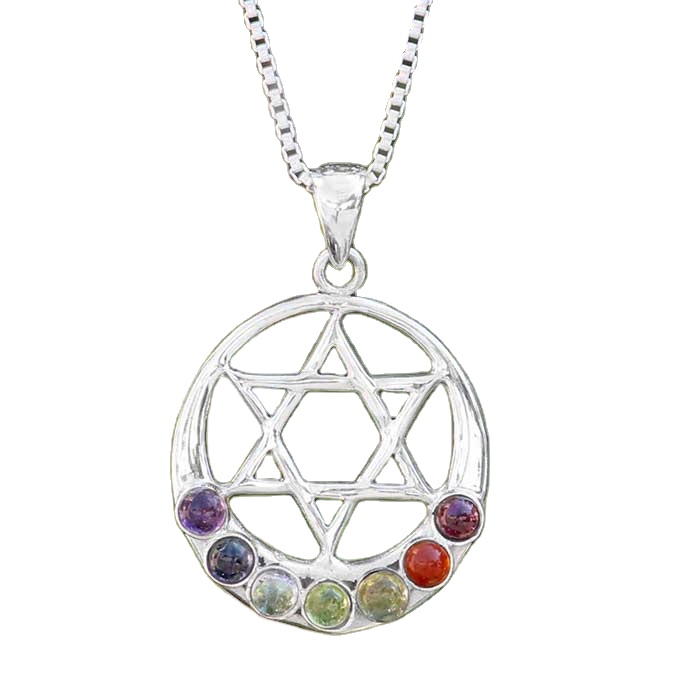 Wholesale Seven Stone Chakra Pendant Manufacturer, Anahita Chakra Pendant