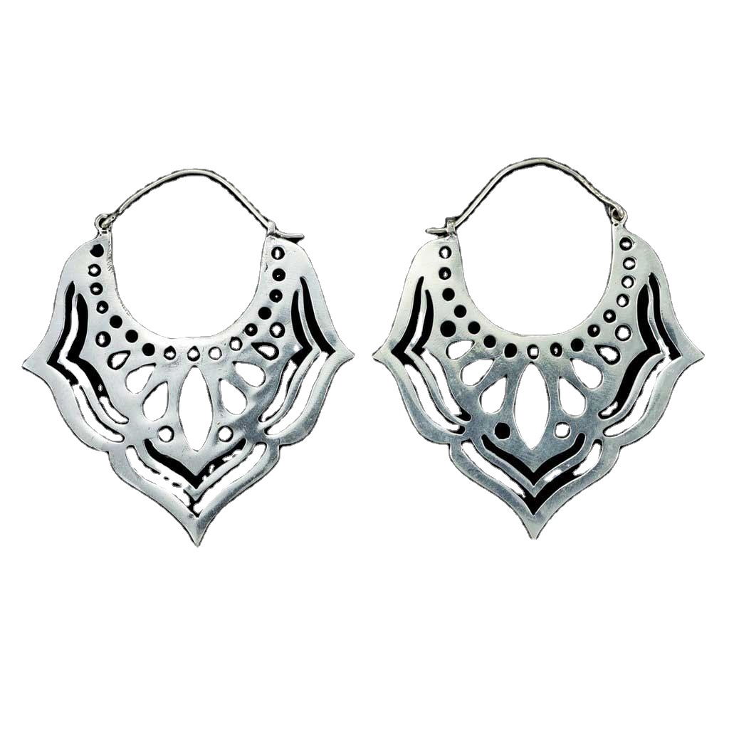 925 Sterling Silver Jewelry Mandala Moroccan Handmade Earring Exporter