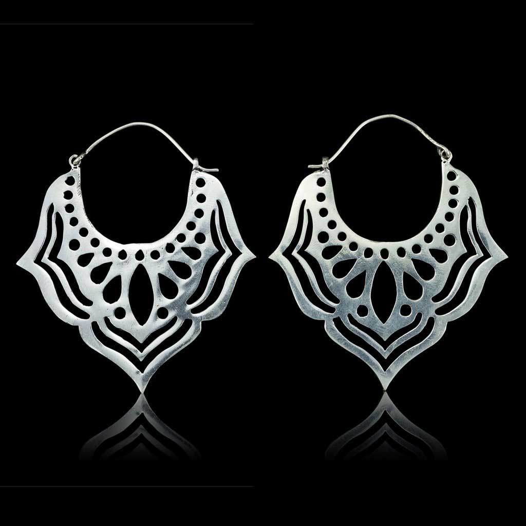 925 Sterling Silver Jewelry Mandala Moroccan Handmade Earring Exporter