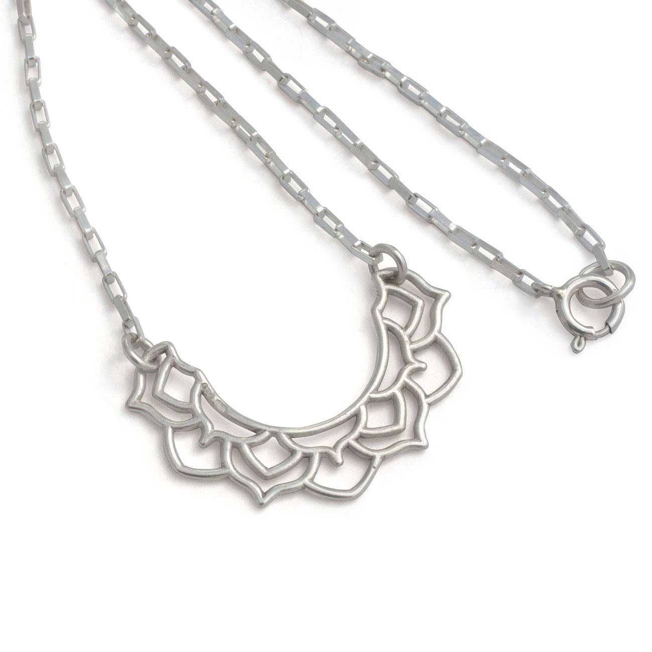 Wholesale 925 Solid Silver Amazing Artwork Scared Geometry Pendant Necklace