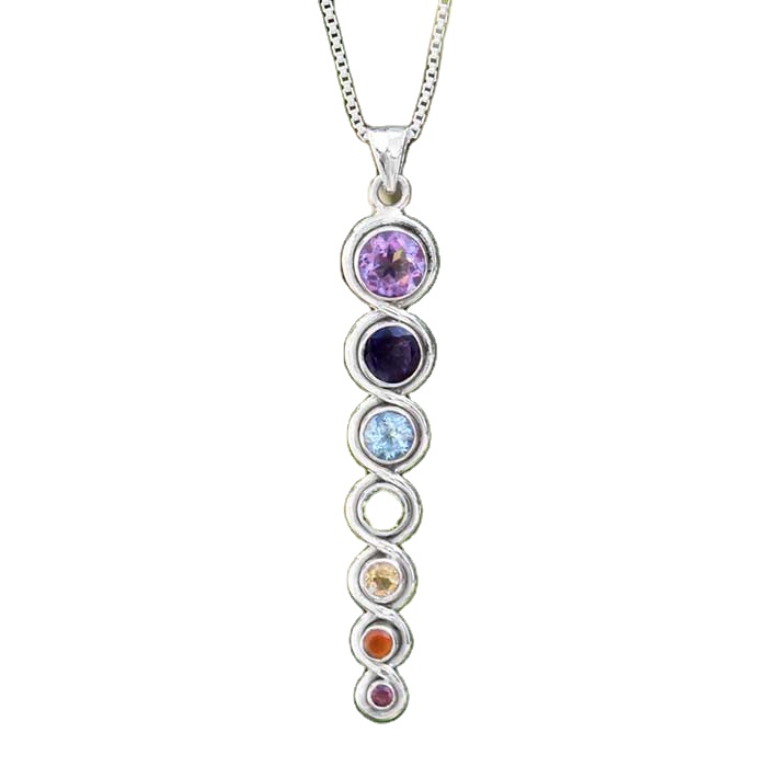 Chakra Yoga Pendant With 925 Sterling Silver, Chakra Pendant Supplier
