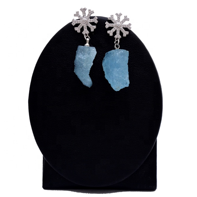 Wholesaler gemstone Earrings Sterling Silver Stud Earring Supplier