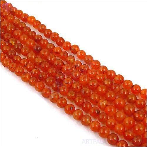 Beautiful Red Onyx Loose Beads Strands Exporter