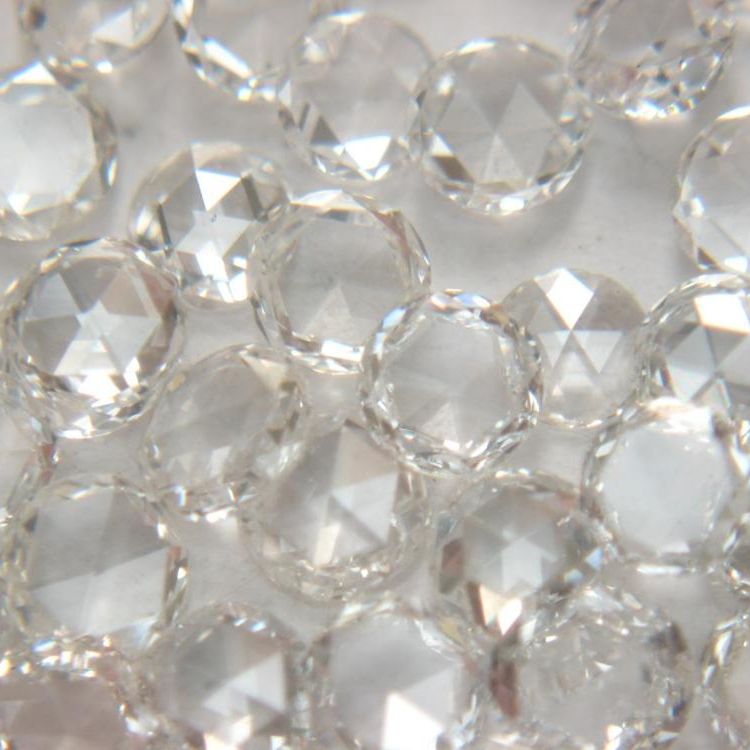 White rose cut diamonds in all fancy shapes and sizes supplier