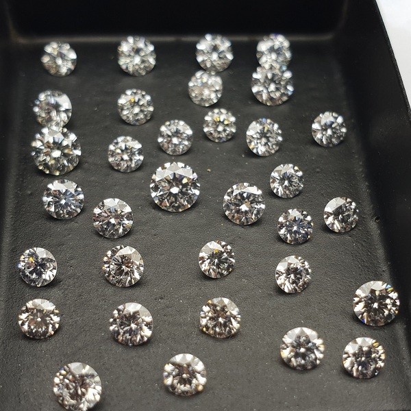 10 carats VS-SI G/H 0.26 pointers round brilliant cut diamonds exporter