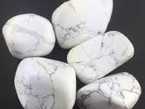 Natural Howlite Tumbled Stone Gemstone Exporter