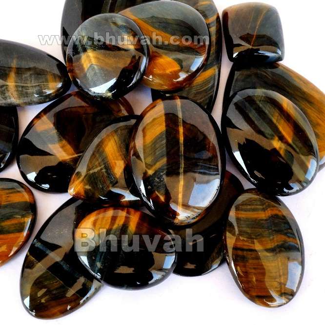 Natural multi tiger eye cabochon exporter