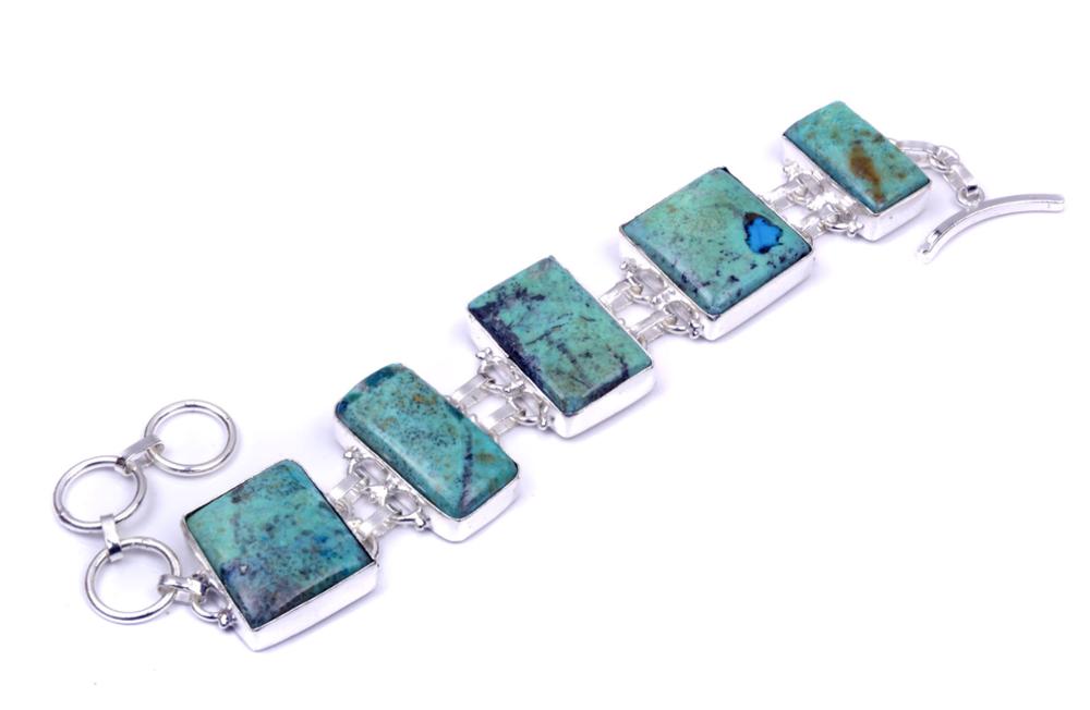 Azurite Gemstone Handmade Jewelry Bracelet Free Shipping Exporter