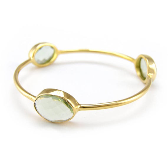 Gemstone Bangles  in silver brass copper gold Rhodium Supplier