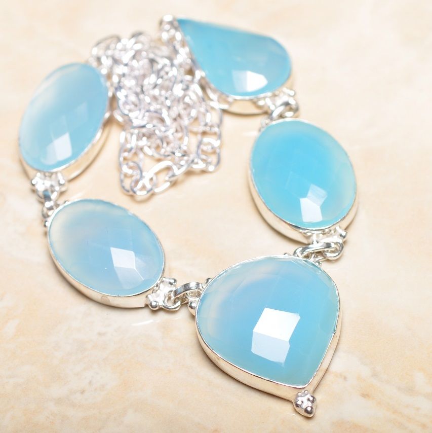 Quartz Gemstone 925 Sterling Silver Necklace Wholesaler