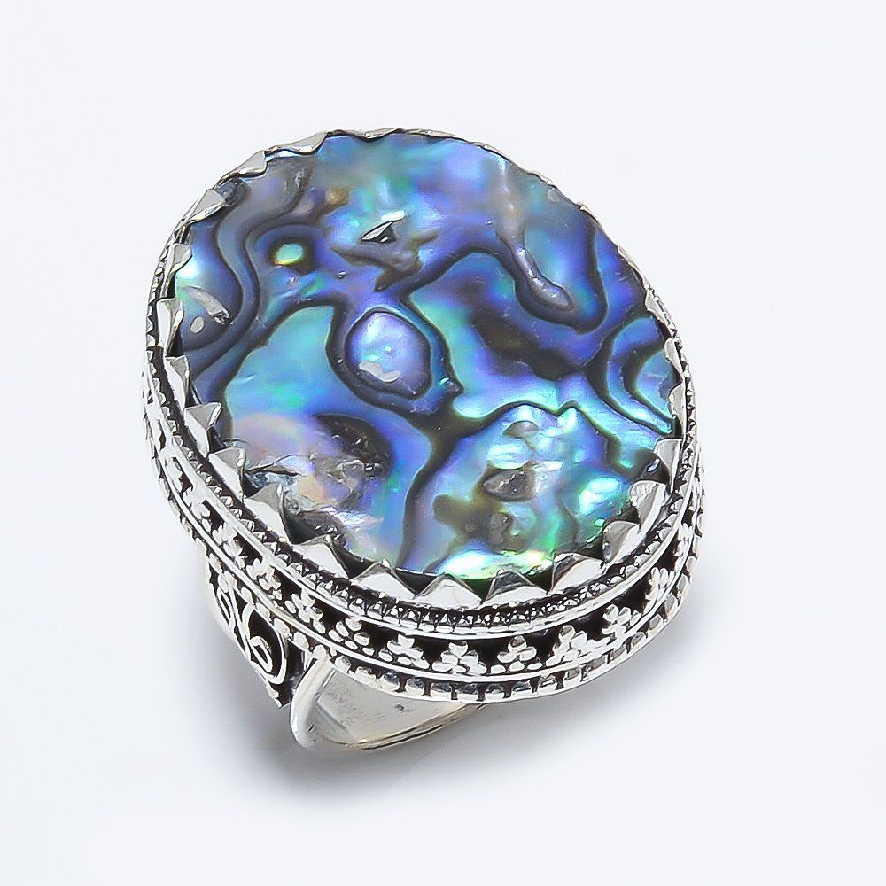 Abalone Shell Handmade Vintage Style Handmade Jewelry Ring  Exporter