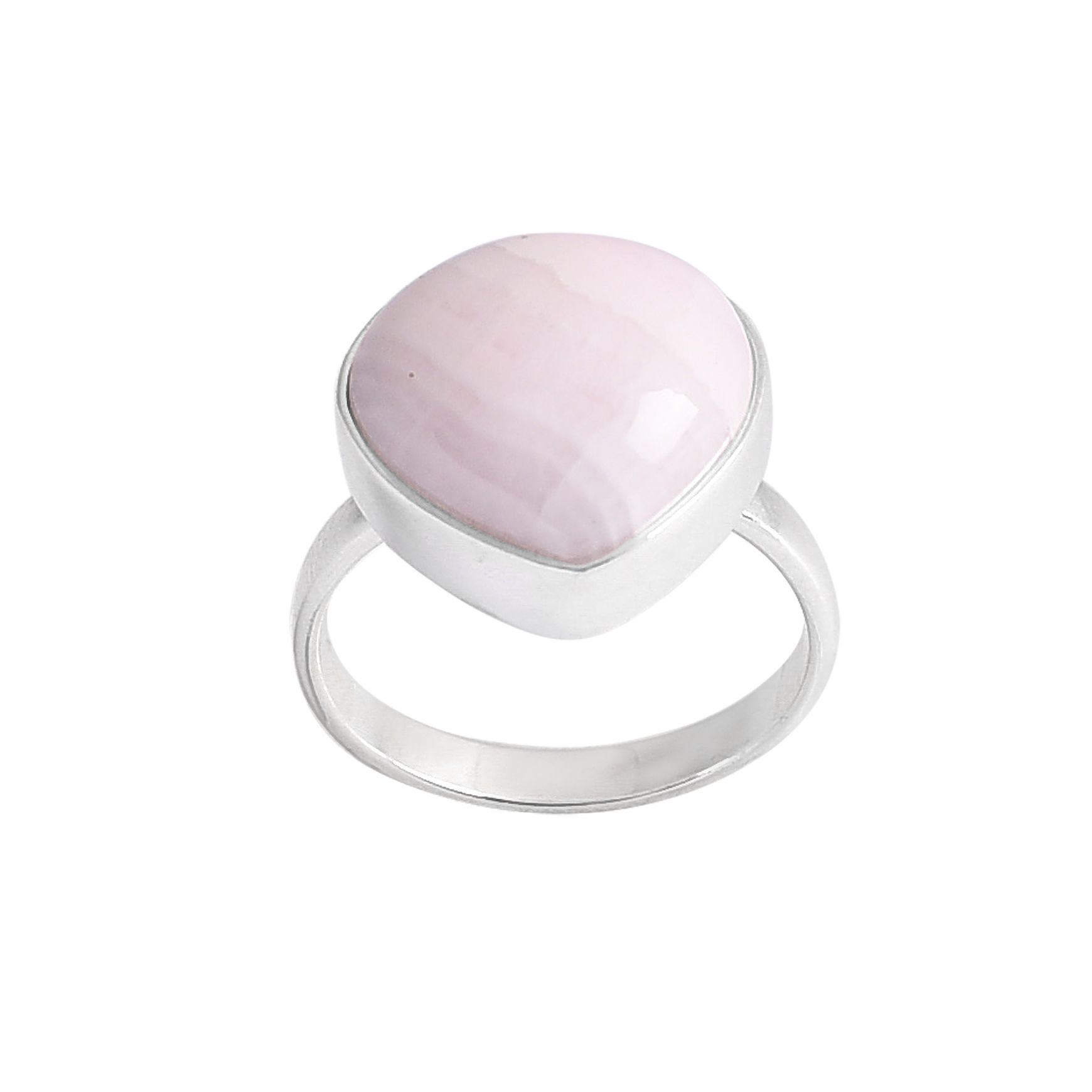 Pink Orgonite Natural Gemstone Ring Manufacturer