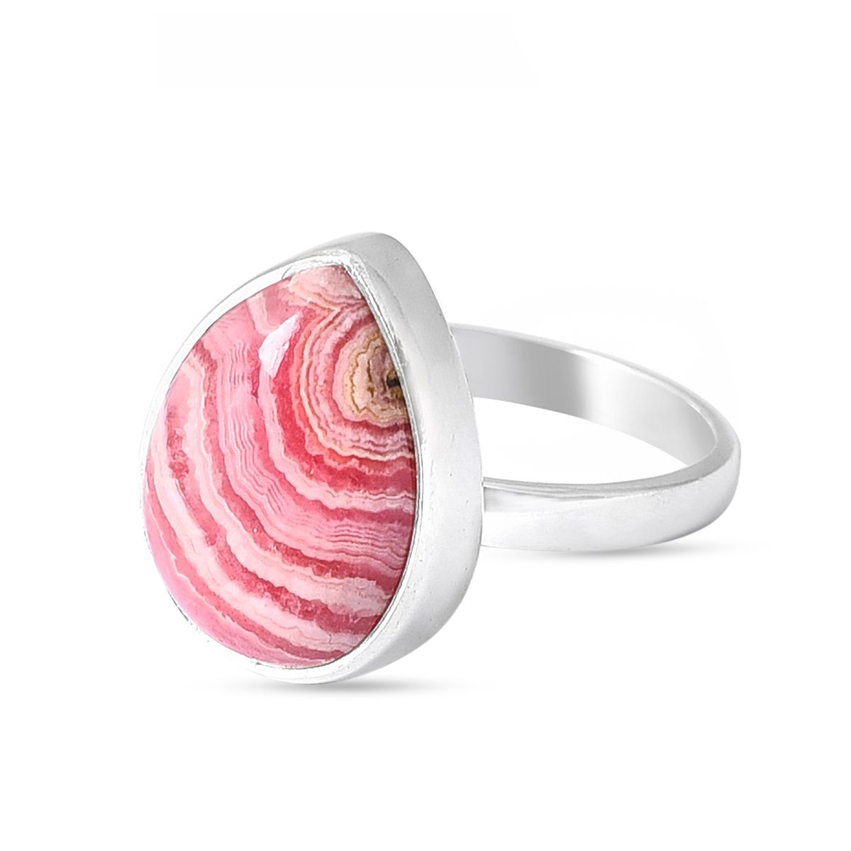 Rhodochrosite gemstone ring Manufacturer