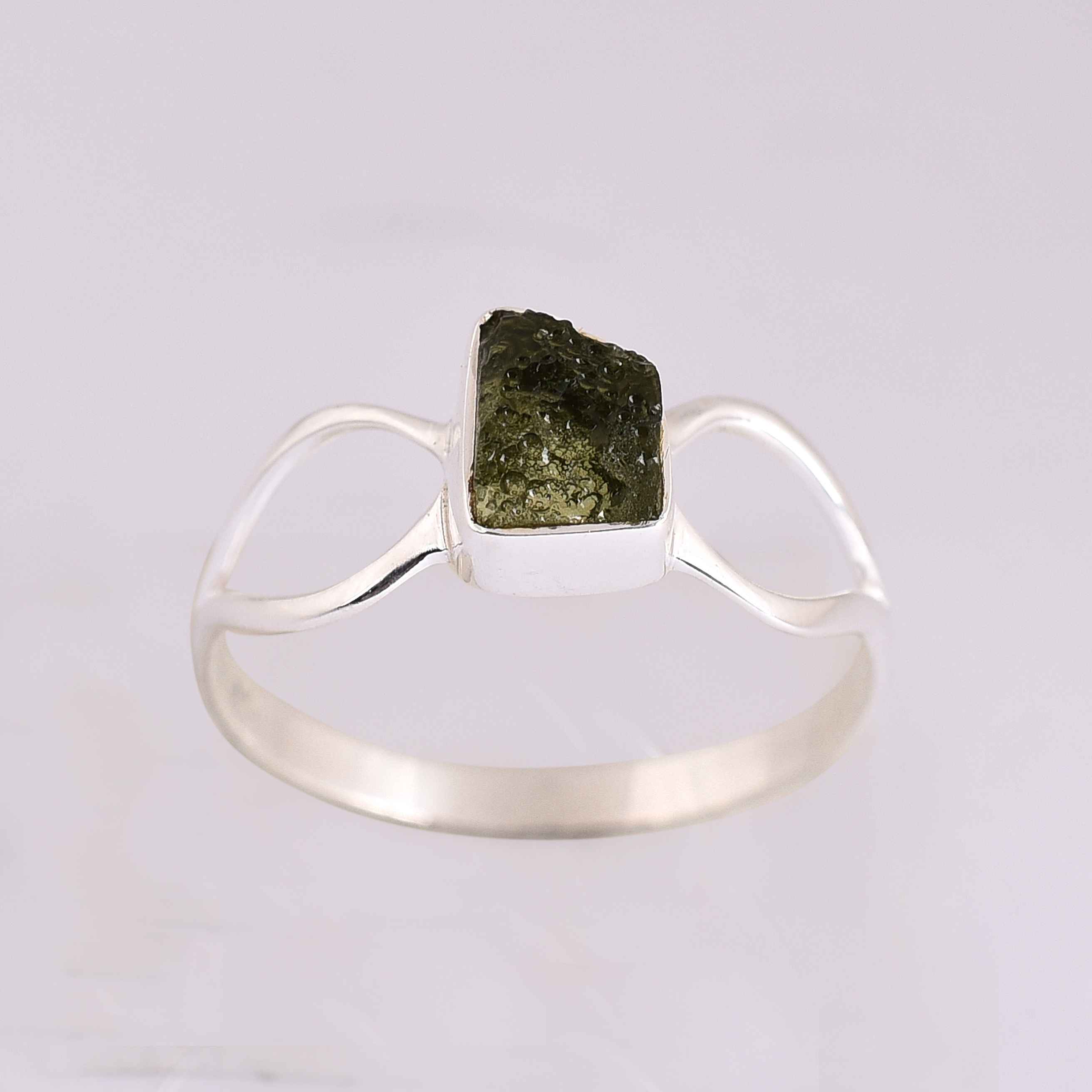 Moldavite Gemstone Ring Manufacturer