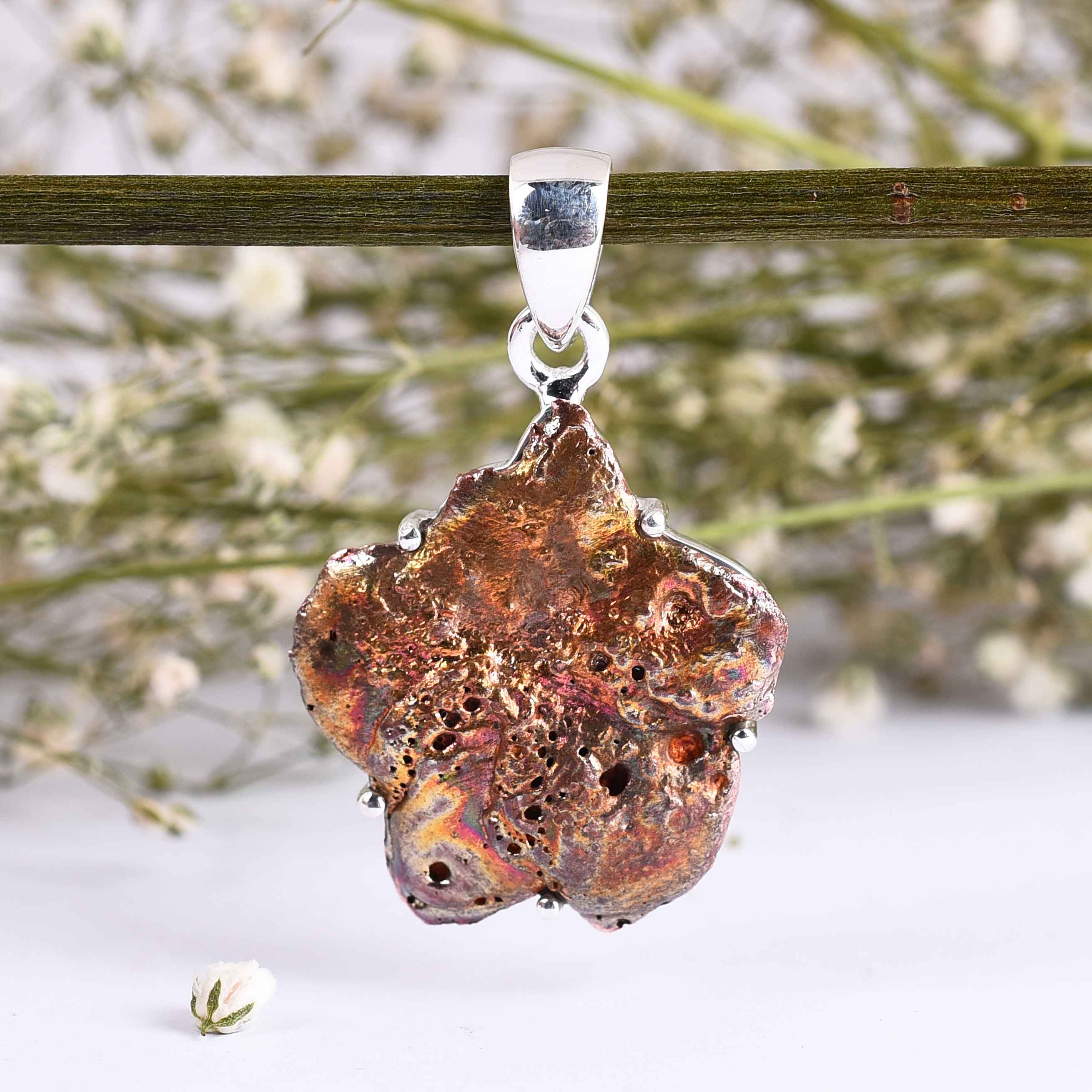 Natural Sculpted Copper Specimen Gemstone Pendant Wholesaler