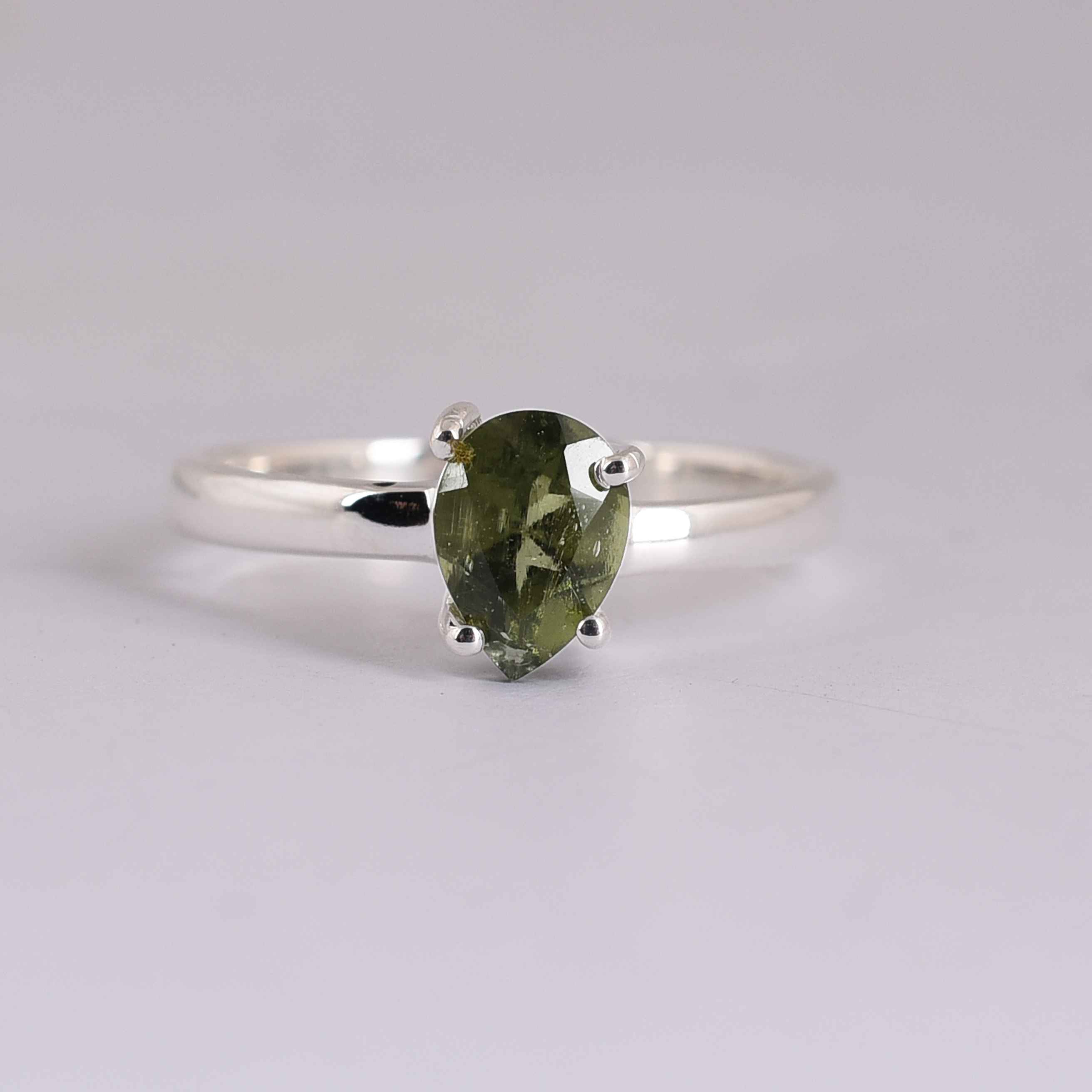 Moldavite Gemstone Ring Ring Wholesaler