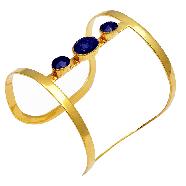 Natural Blue Sapphire Bangle Exporter