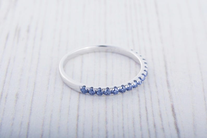 Natural Tanzanite Sterling Silver Ring Exporter