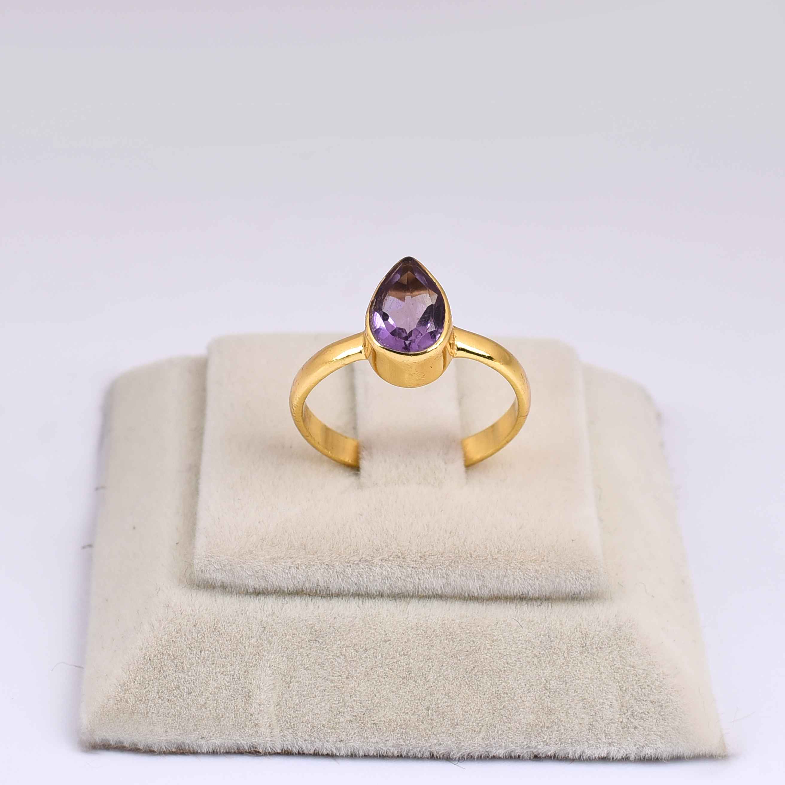 Amethyst Natural Gemstone Ring Exporter