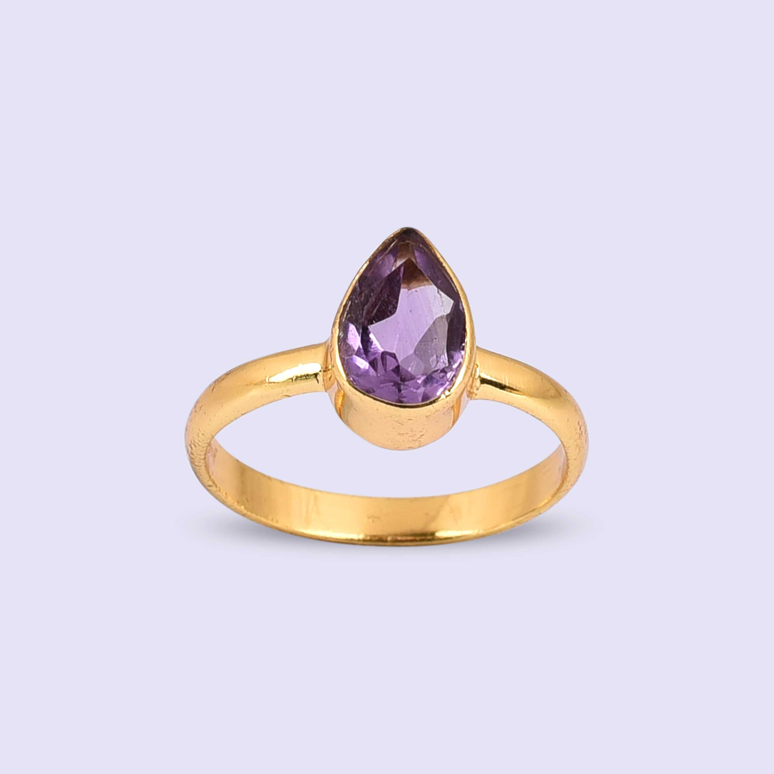 Amethyst Natural Gemstone Ring Exporter