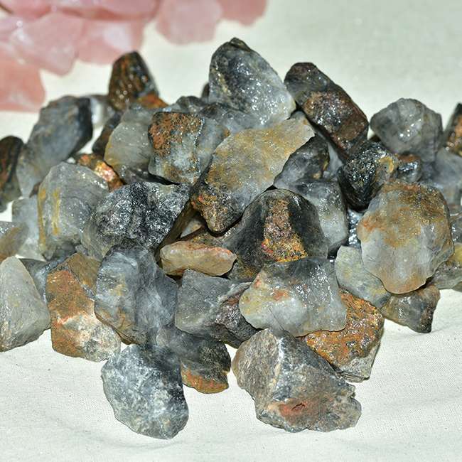 Natural Black Rutile Rough Raw Gemstone Supplier